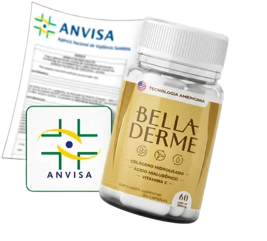 Produto Bella Derme certificado Anvisa