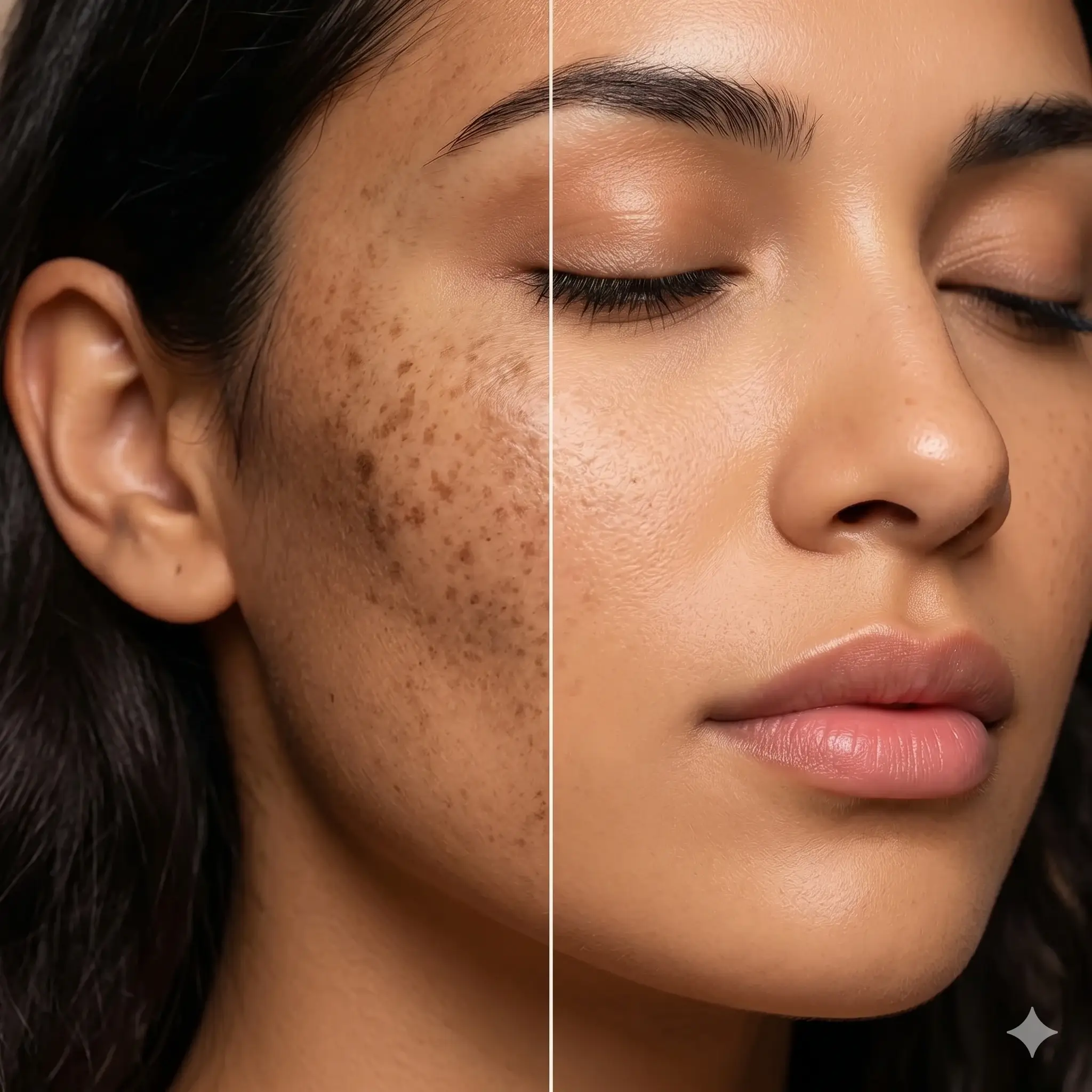 Tom de pele uniforme